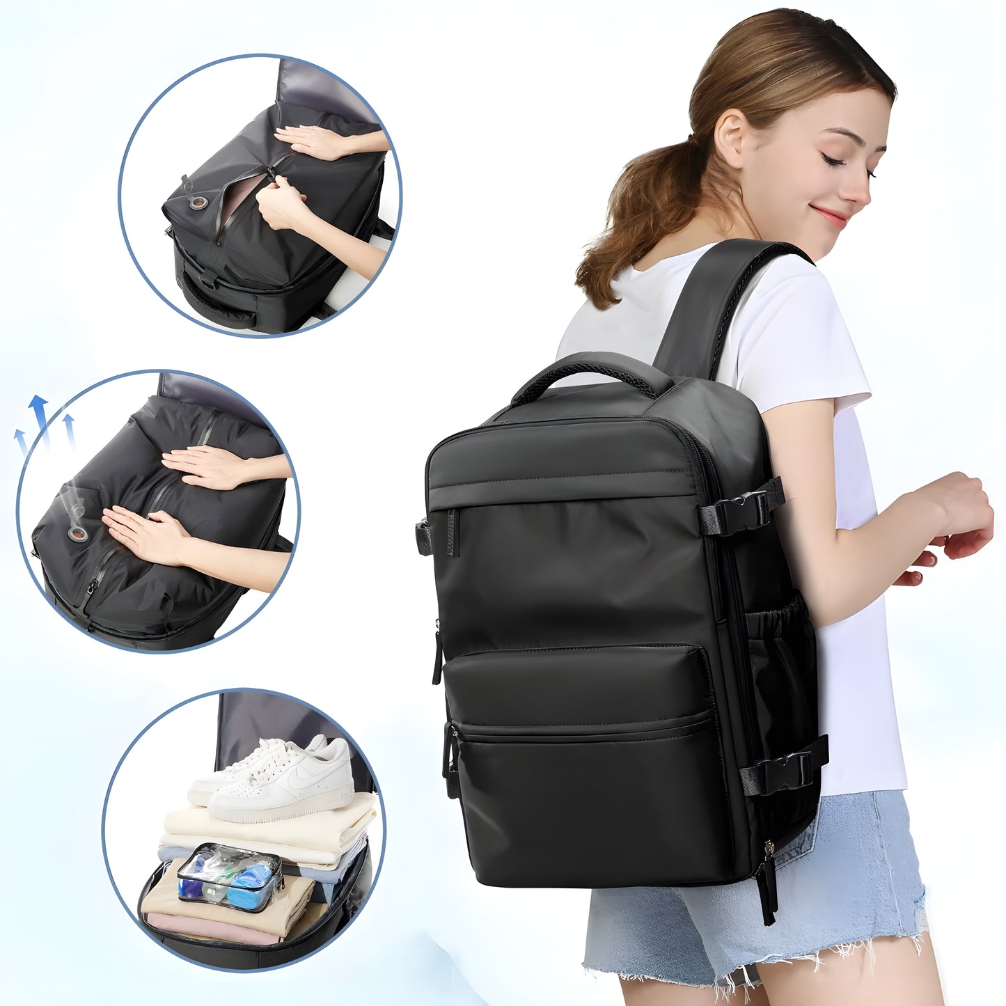 StashBag Vacuum Backpack - The backpack that transforms the way you travel