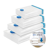 Vacuum Compression Bags (5 pcs) — Store Comforters, Blankets & Jackets, Reusable & Airtight
