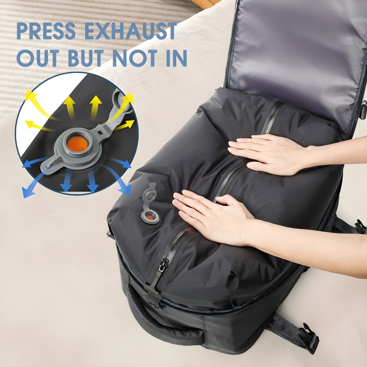StashBag Vacuum Backpack - The backpack that transforms the way you travel