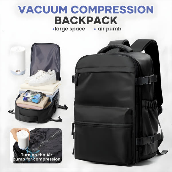 StashBag Vacuum Backpack - The backpack that transforms the way you travel